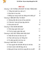 Tự học tiếng anh dành cho người mất gốc