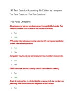 147 test bank for accounting 9th edition by horngren