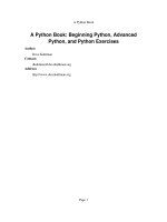 Lập trình Python Book: Beginning Python, Advanced Python, and Python
