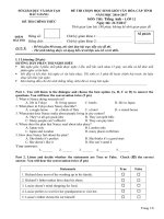 De va dap an chinh thuc t ANH 12 thi HSG nam 2016 2017   copy