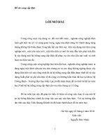 Đồ án cung cấp điện cho một chung cư ca