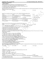 TRẮC NGHIỆM chuong oxi luu huynh