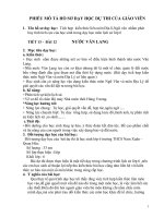 Phiếu mô tả dự án của giáo viên dự thi