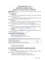 Phương pháp dạy học Tự nhiên và Xã hội