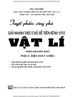 Tuyet pham cong pha giai nhanh theo chu de vat ly   chu van bien (tap 2   dien xoay chieu) 