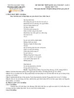 Đề thi thử môn văn THPT chuyên đh vinh lần 2