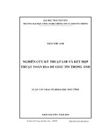 Nghiên cứu kỹ thuật LSB và kết hợp thuật toán RSA để giấu tin trong ảnh (LV thạc sĩ)