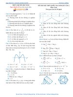 Đề thi thử môn toán THPT chuyên lần 2