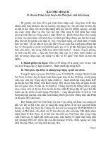 Bài nghiên cứu thực tế tại Huyện đảo Phú quốc, tỉnh Kiên Giang