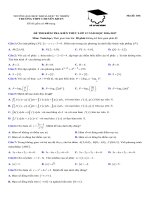 Đề thi thử THPT quốc gia 2017 môn toán trường THPT chuyên KHTN   hà nội lần 4 