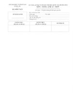 Đề thi chọn đội tuyển HSG Quốc gia Môn Tiếng Anh tỉnh Đăk Lăk