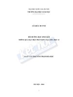 Bồi dưỡng học sinh giỏi thông qua dạy học phần Kim loại, Hóa học 12