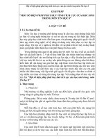 BIỆN PHÁP PHÁT HUY TÍNH TÍCH CỰC CỦA HỌC SINH MÔN TIN HỌC 8