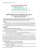 TÀI LIỆU ôn tập làm văn NGHỊ LUẬN văn học và NGHỊ LUẬN xã hội   NGỮ văn 11   học kỳ 1