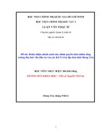 Hoàn thiện chính sách của chính quyền tỉnh nhằm tăng cường thu hút vốn đầu tư vào các KCN trên địa bàn tỉnh hưng yên