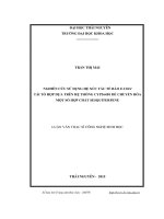 Nghiên cứu sử dụng hệ xúc tác tế bào E.Coli tái tổ hợp dựa trên hệ thống Cyp264B1 để chuyển hóa một số hợp chất Sesquiterpene (LV thạc sĩ)