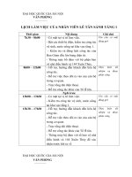 Quy định công tác lễ tân văn phòng