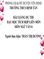 giáo án dạy học tích hợp môn Ngữ Văn năm học: 2016 2017   văn bản: Thông tin về Ngày Trái Đất năm 2000.