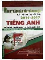 REN KY NANG LAM BAI TRAC NGHIEM THI THPTQG 2016 2017 TIENG ANH CO MAI PHUONG