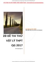 20 DE THI THU VAT LI 2017 CO LOI GIAI CHI TIET