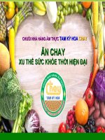 01. AN CHAY -XU THE SUC KHOE THOI HIEN DAI