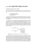 Bài giảng các mạch ứng dụng OPAMP