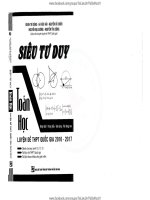 Sieu tu duy toan hoc luyen de THPT quoc gia 2017