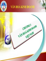 Bài giảng môn văn hóa kinh doanh chuong 3
