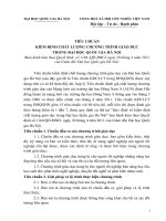 Tiêu chuẩn kiểm định chất lượng chương trình giáo dục