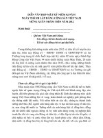 Bai dien van hop mat ky niem 82 nam ngay thanh lap dang CSVN