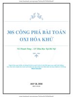 CONG PHA BAI TOAN OXI HOA KHU