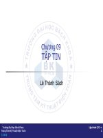 CHƯƠNG 09: FILE TRONG C