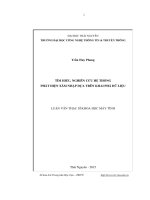 Tìm hiểu, nghiên cứu hệ thống phát hiện xâm nhập dựa trên khai phá dữ liệu (LV thạc sĩ))