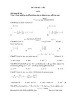 Bộ 7 đề thi học sinh giỏi môn Toán lớp 10 cấp tỉnh