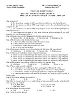 TẢI ĐỀ CƯƠNG SINH HỌC LỚP 12 NĂM 2016-2017