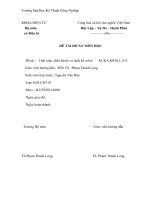 đồ án tính toán điều khiển và thiết kế robot kuka kr 30 . mô phỏng easy rob robot kuka . tính toán động học,động lực học robot kuka kr 30