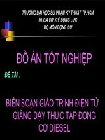 giáo trình điện tử thực hành động cơ Diesel