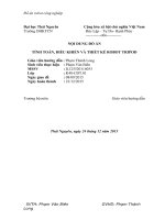 ĐỒ án ROBOT CÔNG NGHIỆP SONG SONG