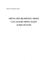 Những Tiến Bộ Mới Đây Trong Cải Cách Hệ Thống NC&PT Ở Một Số Nước