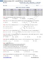 đề kiểm tra 1 tiết  hình học 11