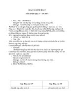 GIÁO án SINH HOẠT lớp 10a9