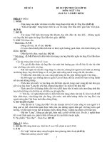 Dap an 45 de on thi ngu van vao 10