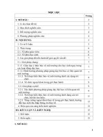 Giáo dục học sinh nâng cao ý thức bảo vệ môi trường, thông qua dạy học phần: Sinh vật và môi trường  trong chương trình sinh học 9, tại trường THCS Nga Tiến