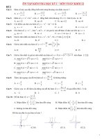 Đề Thi Đề ôn thi HK1 Toán 12 năm 2016-2017