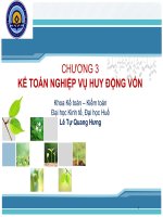 Chương 3 - Huy động vốn