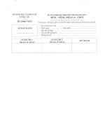 ĐỀ THI HSG TỈNH THPT môn PHÁP (1) 