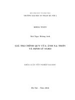 Giá trị chính quy của ánh sạ trơn và định lý sard 