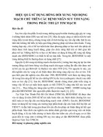 Hiệu Quả Sử Dụng Bóng Đối Xung Nội Động Mạch Chủ Trên Các Bệnh Nhân Suy Tim Nặng Trong Phẫu Thuật Tim Mạch