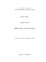 Phép quay và ứng dụng 