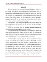 Tiểu luận Tự động hoá trong công nghệ hoá học  quá trình sản xuất Vinylclorua bằng phương pháp hydroclo hóa Axetylen”